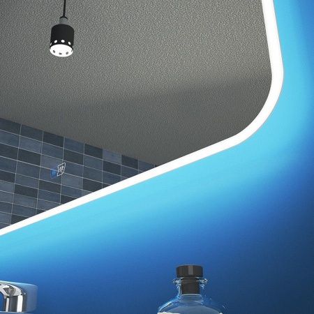 Зеркало с подсветкой и антизапотевателем Maretti Florenza FL1410080P11EL 100х80 подвесное