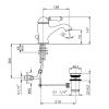 Смеситель Nicolazzi Petit Mont Blanc 3402BZ76 на раковину бронза