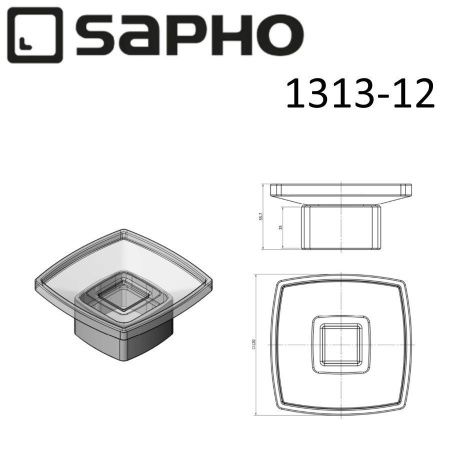 Мыльница Sapho EVEREST II 1313-32