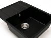 Кухонная мойка Grandex Aqua 600314 65х50 цвет черный поверхность матовая