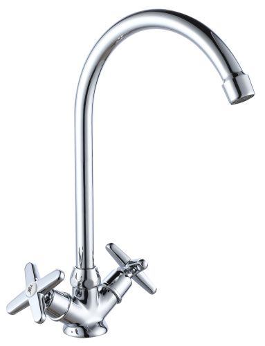 Смеситель для кухни Voda Star STR519 на мойку хром - фото 2