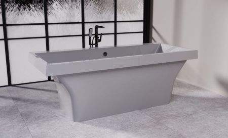 Ванна из литьевго мрамора Astra-Form Капри 01010034 180х80 отдельностоящая прямоугольная с ножками