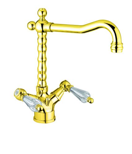 Смеситель для кухни Fiore 08OO0625 на мойку золото - фото 2