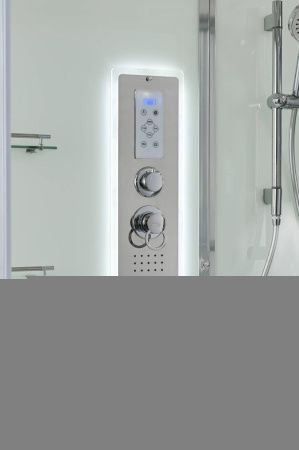 Душевая кабина AvaCan V V5012LED 120х90 прямоугольная с крышей ориентация универсальная