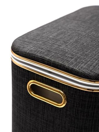 Корзина для белья Geralis Вamboo Gray BBG-B