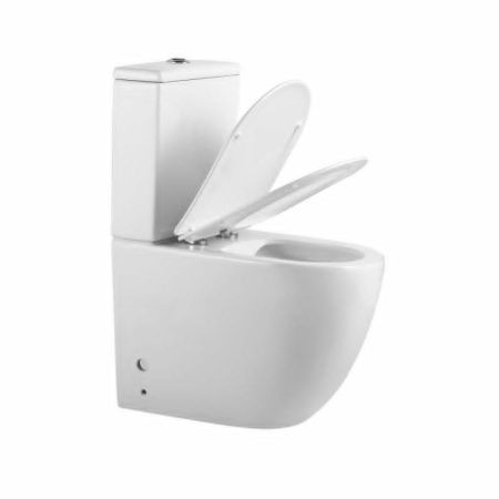 Унитаз напольный с бачком Orange C05-000w белый с сиденьем микролифт душевой смыв