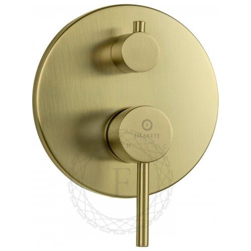 Душевая система Filarete FL1024MG встраиваемая в стену цвет матовое золото - фото 4