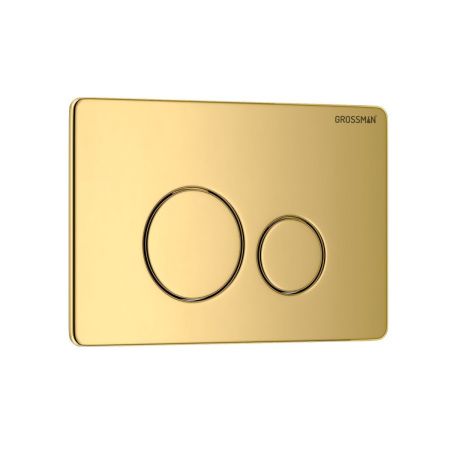 Клавиша смыва механическая Grossman Style 700.K31.05.30M.30M цвет золото