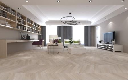 SPC ламинат Damy Floor CHEVRON DF02-Ch Пале-Рояль толщина 0.5 см 43 класс 600х127