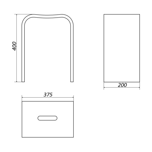 Табурет для душа Altasan DUE SDPDUE3840white - фото 2