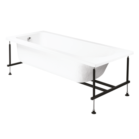 Ванна акриловая Veedi Mira SET13217075 170х75 пристенная прямоугольная без каркаса