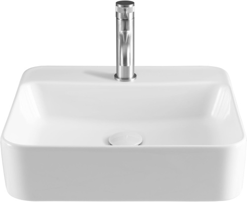 Раковина керамическая Allen Brau Liberty 4.32014.20 48х48 накладная цвет белый 1 отверстие под смеситель - фото 3 Раковина керамическая Allen Brau Liberty 4.32014.20 48х48 накладная цвет белый 1 отверстие под смеситель - фото 3