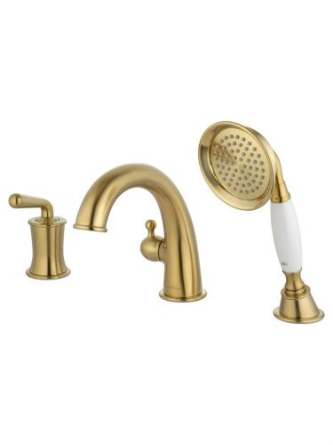 Смеситель Wonzon & Woghand Steam WW-88659008-BG на борт ванны золото