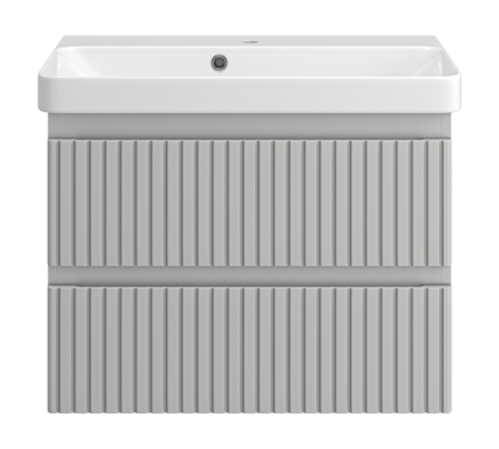 Тумба под раковину Brevita Victory VIC-07070-0302Я 70х40 подвесная цвет серый