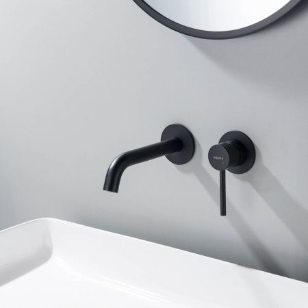 Смеситель Aquatek ЕВРОПА AQ1313MB встраиваемый в стену черный