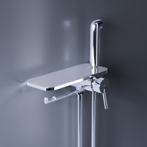 Гигиенический душ со смесителем Damixa Jupiter 773500001 хром - фото 4