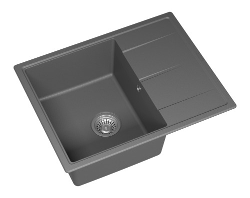 Мойка кухонная Misty Titan TIT-65х51-04 65x51 цвет серый шелк - фото 3