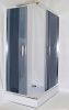 Душевой уголок Parly ZQ121G 120х80 стекло тонированное профиль хром с поддоном
