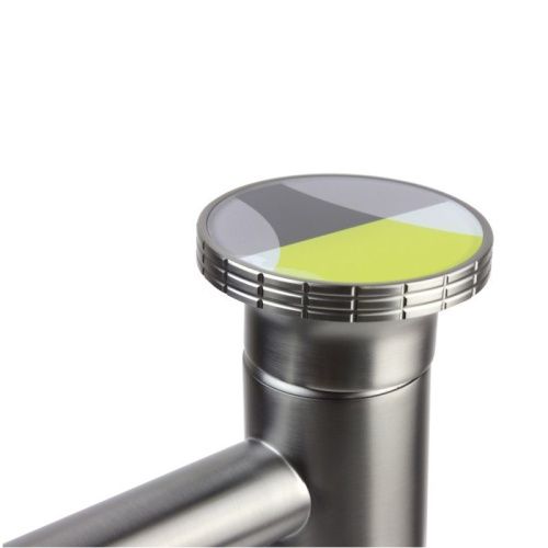 Смеситель Bronze de Luxe OMG! 9009GM-Y на раковину серый - фото 5