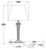 Настольная лампа Arte Lamp GRACIE (ГРАЦИЕ) A7301LT-1PB