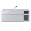 Тумба с раковиной Uperwood Lotus Premium 39340207463 100х50 цвет белый