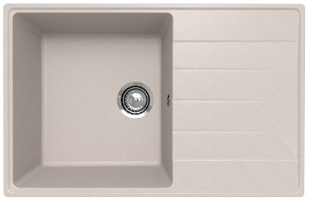 Кухонная мойка Ulgran Quartz Prima 780-10 78х50 цвет песочный