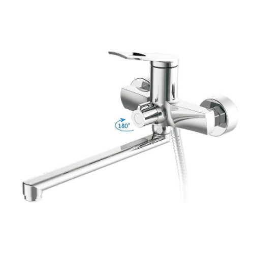 Cмеситель для ванны и душа Haiba HB22595 настенный хром - фото 2