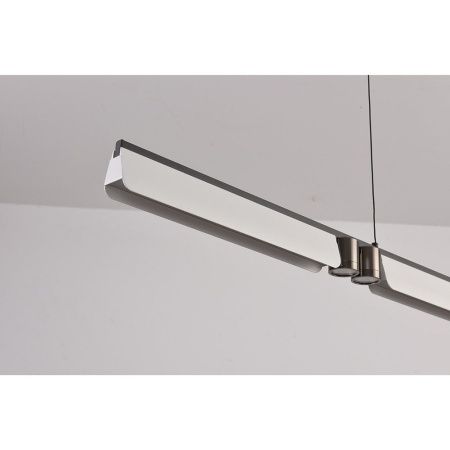 Светильник подвесной iLedex Vision (Висион) 9309D-1200-2 WH+BK