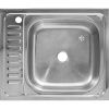 Кухонная мойка Melana 127 t R (*20) 60х50 цвет хром поверхность полированная