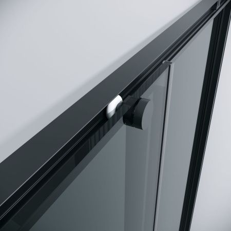 Душевая дверь Grossman Galaxy 1/2.K33.01.90.21.10 90х195 стекло тонированное профиль черный