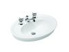 Раковина из сантехнического фаянса Hatria DOLCEVITA Y0PL01 70х50 накладная цвет белый