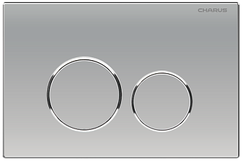 Клавиша смыва механическая CHARUS Spazio FP.330.46.01 цвет хром матовый