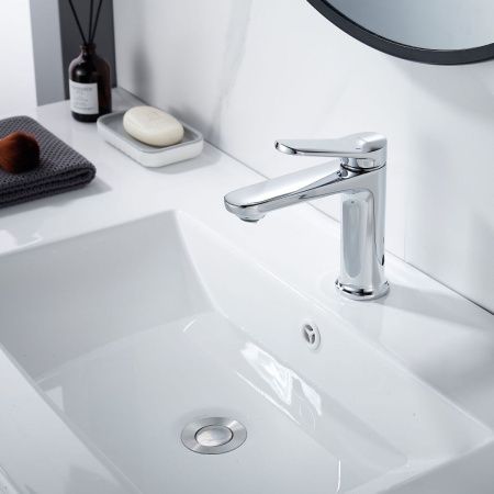 Смеситель Shevanik S43 S4301 на раковину хром