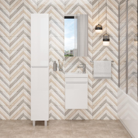 Тумба под раковину Onika Милтон 104007 39х21х56 подвесная