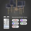 Люстра на штанге Eurosvet Notturno (Ноттурно) 60162/6 латунь Smart