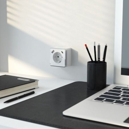 Розетка с заземлением, шторками и USB тип A+C Werkel Gallant (Галлант) 4690389179624