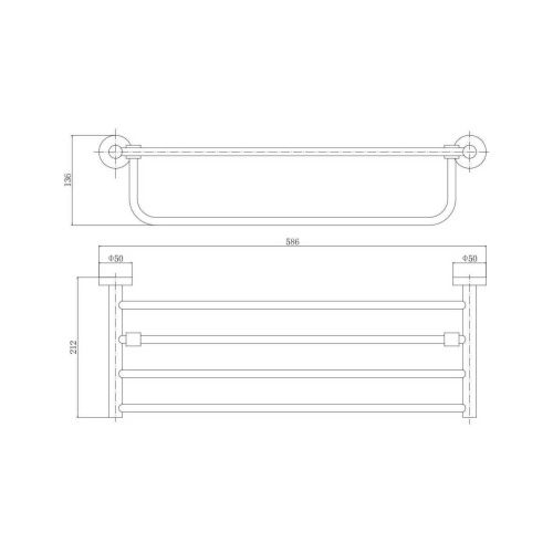 Полка в ванную комнату Fashun A51524 - фото 3