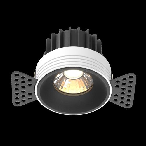 Светильник встраиваемый Maytoni Technical Round DL058-12W3K-TRS-B - фото 3