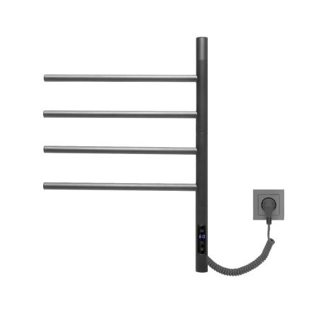 Полотенцесушитель электрический Vincea VTD-1S1CGE 45х60 серый
