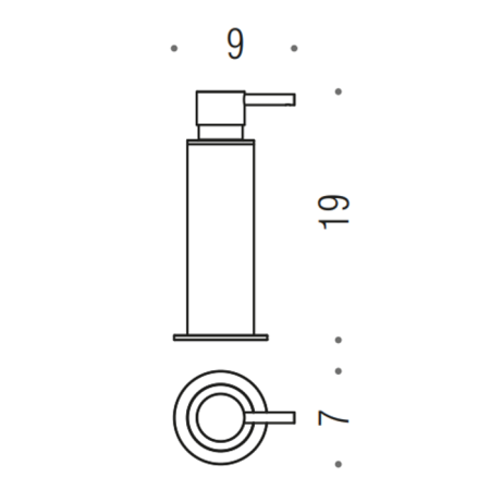 Дозатор Colombo Plus W4980.CR