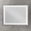 Зеркало с подсветкой BelBagno Kraft SPC-KRAFT-1000-800-SENS-NERO 100х80 подвесное