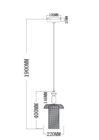 Светильник подвесной Arte Lamp Adagio (Адагио) A2791SP-1CL