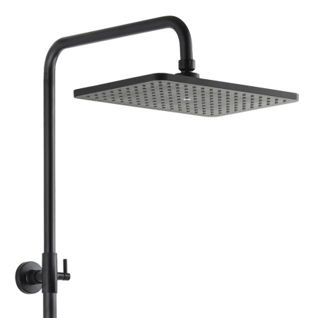 Душевая стойка Bond Cube B03-9488 настенная цвет черный матовый с термостатом