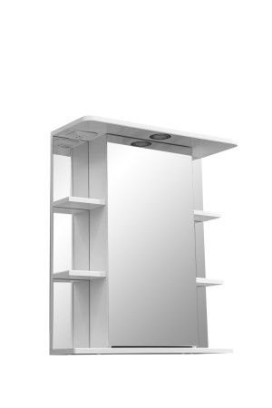 Зеркало-шкаф Stella Polar Концепт SP-00000050 60х70 подвесной цвет белый