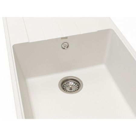 Кухонная мойка Grandex Aqua 600211 75х50 цвет белый поверхность матовая