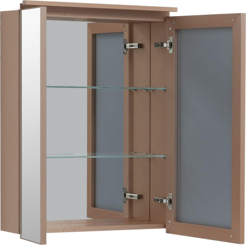 Зеркало-шкаф De Aqua Алюминиум 00261764 60х14х77 подвесной - фото 5 Зеркало-шкаф De Aqua Алюминиум 00261764 60х14х77 подвесной - фото 5