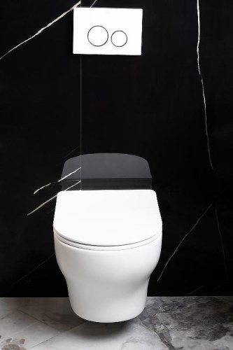 Унитаз подвесной Boheme Fiore 978-SET-MW цвет белый матовый с сиденьем микролифт безободковый смыв торнадо - фото 3