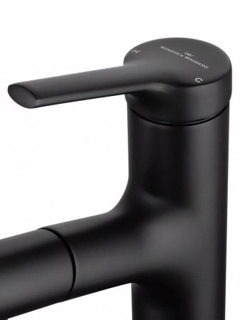 Смеситель Wonzon & Woghand WW-A40862-MB на раковину черный