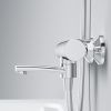 Смеситель для ванны и душа Am.Pm X-Joy F85A50000 настенный хром с термостатом