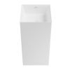 Раковина акриловая Wellsee Pure BY Wellsee 230712000 40х40 напольная цвет белый без отверстий под смеситель